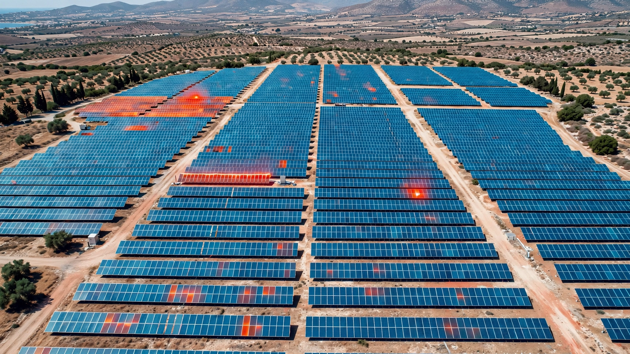 Solar Panel Thermal Inspection in Cyprus