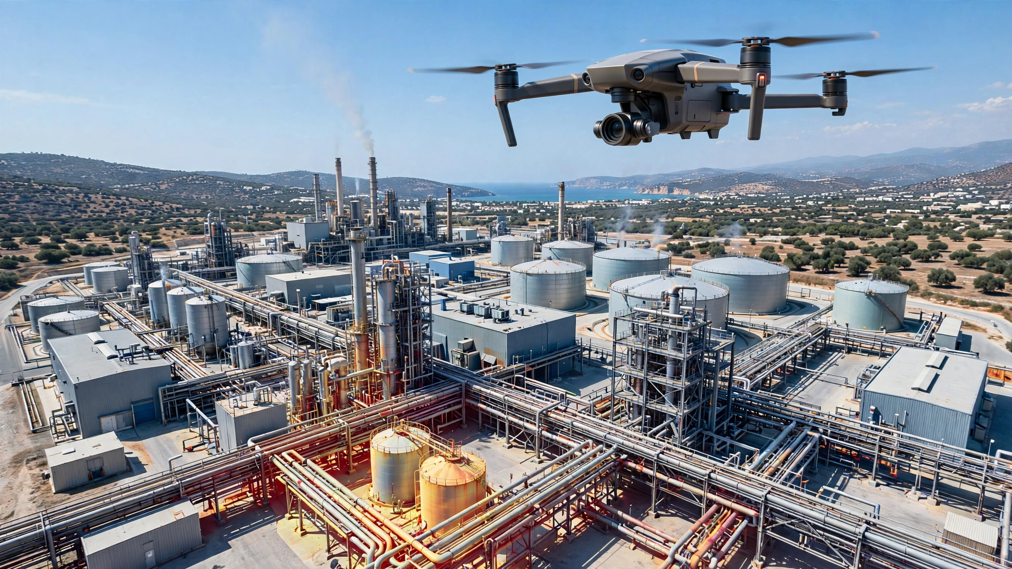 Industrial Drone Inspection in Cyprus